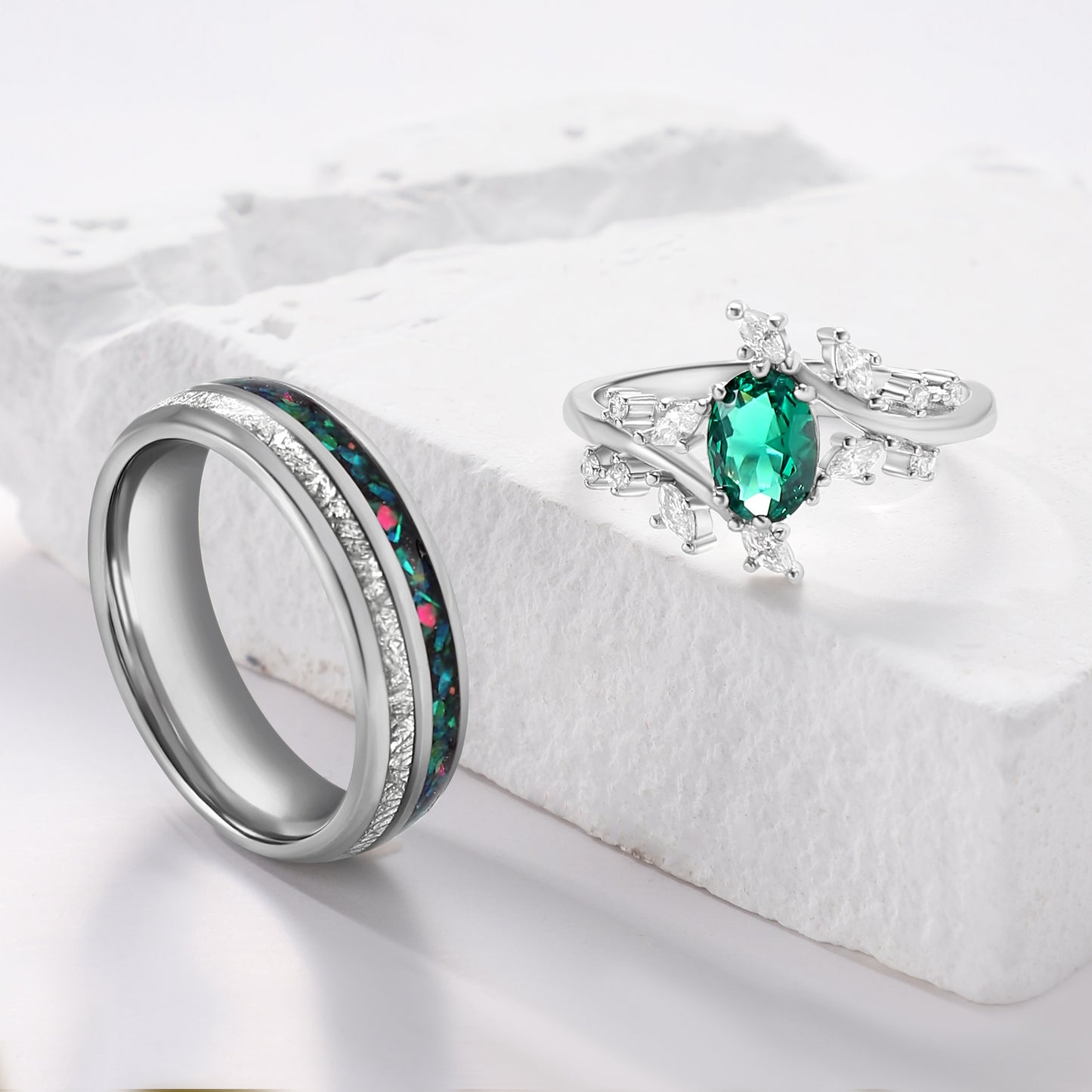 Natural Paraiba 925 Silver Ring for Her