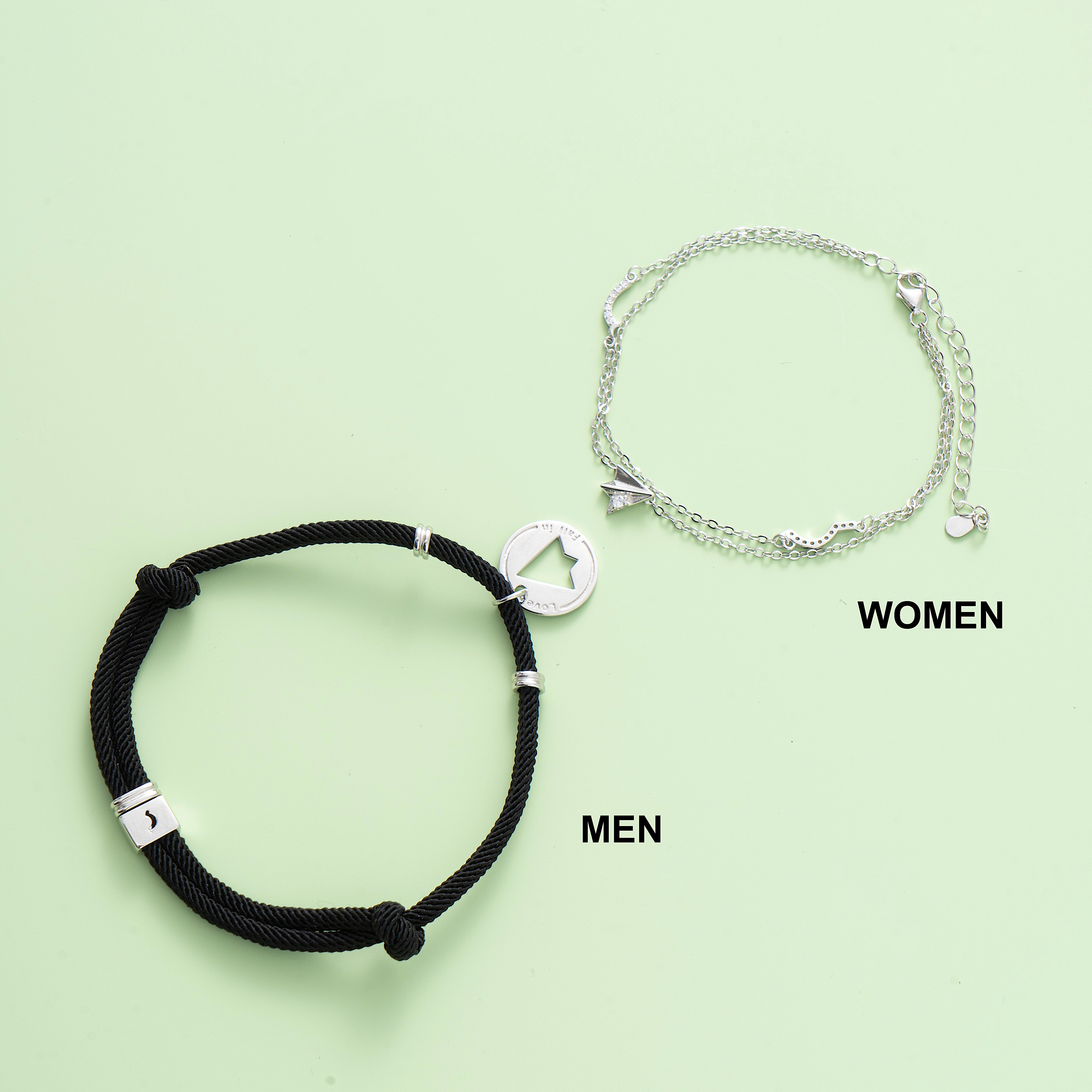 2-piece Pinky Promise Bracelets Friendship Couple Distance Matching  Graduation Bracelet Gift | Fruugo NO